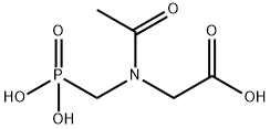 N-乙酰草甘膦分子式结构图