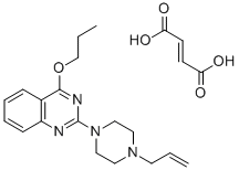 2-(4-(2-Propenyl)-1-piperazinyl)-4-propoxyquinazoline (E)-2-butenedioa te (1:1)分子式结构图