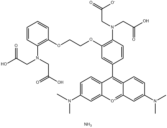 RHOD 2 TRIAMMONIUM分子式结构图