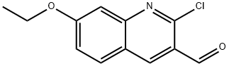 2-氯-7-乙氧基-3-喹啉甲醛分子式结构图