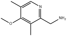 (4-甲氧基-3,5-二甲基吡啶-2-基)甲胺分子式结构图