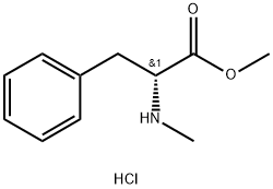 N-甲基-D-苯丙氨酸甲酯盐酸盐分子式结构图