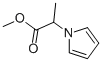 1H-Pyrrole-1-aceticacid,alpha-methyl-,methylester(9CI)分子式结构图