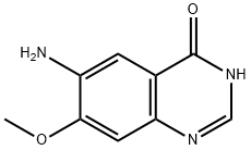 6-氨基-7-甲氧基喹唑啉-4(3H)-酮分子式结构图