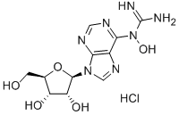 6-(1-HYDROXYGUANIDINO)PURINE RIBOSIDE*HY DROCHLORIDE分子式结构图