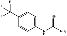 N-[4-(三氟甲基)苯基]胍分子式结构图