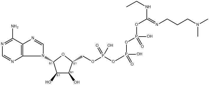 adenosine triphosphate-1-ethyl-3-(3-(dimethylamino)propyl)carbodiimide分子式结构图