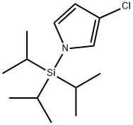 3-Chloro-1-[tris(1-methylethyl)silyl]-1H-pyrrole分子式结构图