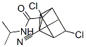 4,7-dichloro-1-cyano-N-isopropyltetracyclo(4.2.0.0.(2,5).0(3,8))octane-4-carboxamide分子式结构图