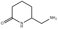 6-氨甲基-哌啶-2-酮分子式结构图