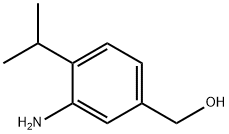 Benzenemethanol, 3-amino-4-(1-methylethyl)- (9CI)分子式结构图