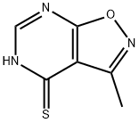 Isoxazolo[5,4-d]pyrimidine-4(5H)-thione, 3-methyl- (9CI)分子式结构图