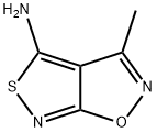 Isothiazolo[4,3-d]isoxazol-4-amine, 3-methyl- (9CI)分子式结构图