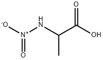 Alanine, N-nitro- (9CI)分子式结构图