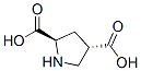 2,4-Pyrrolidinedicarboxylicacid,(2R,4S)-(9CI)分子式结构图