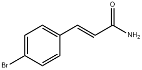 3-(4-溴苯基)丙-2-烯酰胺分子式结构图