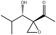 Ethanone, 1-[2-(1-hydroxy-2-methylpropyl)oxiranyl]-, (R*,S*)- (9CI)分子式结构图