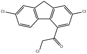 4-乙酰氯-2,7-二氯芴分子式结构图