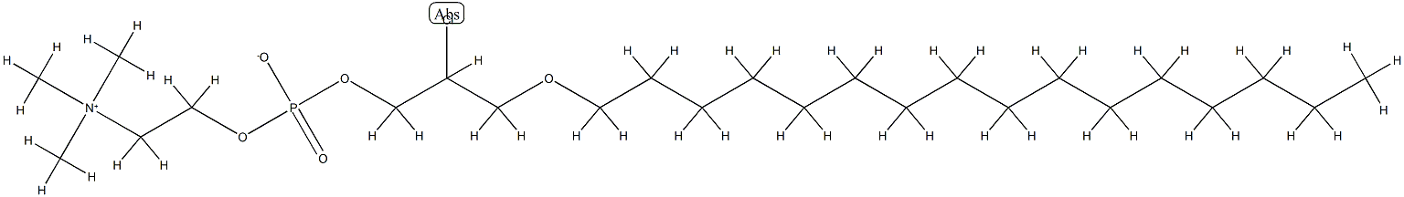 1-O-oleoyl-2-chloro-2-deoxy-3-phosphatidylcholine分子式结构图