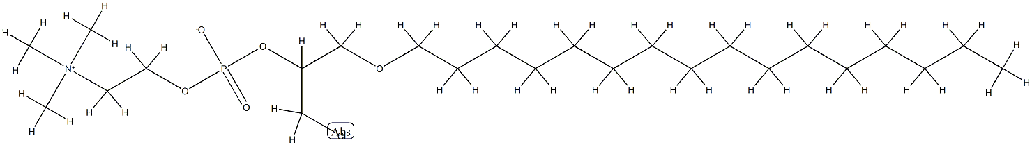 1-O-oleoyl-3-chloro-3-deoxy-2-phosphatidylcholine分子式结构图