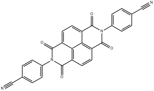 Benzonitrile,4,4'-(1,3,6,8-tetrahydro-1,3,6,8-tetraoxobenzo[lmn][3,8]phenanthroline-2,7-diyl)bis-(9CI)分子式结构图