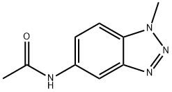 Acetamide,  N-(1-methyl-1H-benzotriazol-5-yl)-分子式结构图