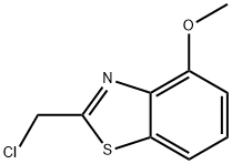 2-氯甲基-4-甲氧基苯并噻唑分子式结构图