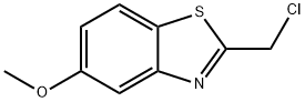 2-氯甲基-5-甲氧基苯并噻唑分子式结构图