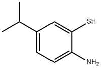 2-氨基-5-异丙基苯硫醇分子式结构图