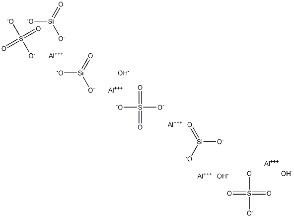 氢氧化铝硅酸硫酸盐分子式结构图