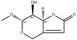 [6S-(6α,7β,7aα)]-7,7a-Dihydro-7-hydroxy-6-Methoxy-4H-furo[3,2-c]pyran-2(6H)-one分子式结构图