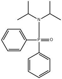 N,N-DIISOPROPYL-P,P-DIPHENYLPHOSPHINAMIDE分子式结构图