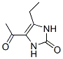 2H-Imidazol-2-one, 4-acetyl-5-ethyl-1,3-dihydro- (9CI)分子式结构图