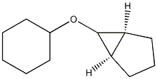 Bicyclo[3.1.0]hexane, 6-(cyclohexyloxy)-, (1-alpha-,5-alpha-,6-ba-)- (9CI)分子式结构图