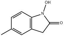 2H-Indol-2-one,  1,3-dihydro-1-hydroxy-5-methyl-分子式结构图