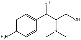 1-(4-氨基苯基)-2-(二甲基氨基)丙烷-1,3-二醇分子式结构图