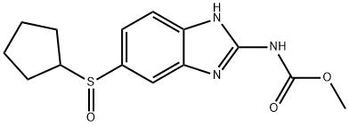 环戊烷阿苯哒唑亚砜分子式结构图