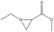 2-Aziridinecarboxylic acid, 1-ethyl-, methyl ester, (+)- (9CI)分子式结构图