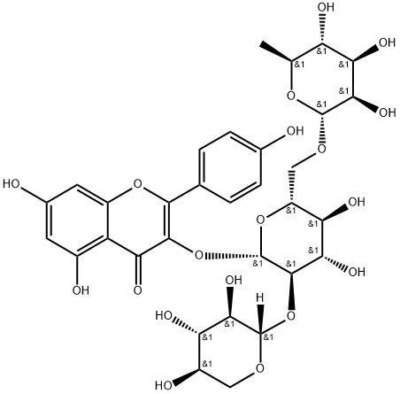 山茶甙B分子式结构图