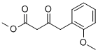 4-(2-甲氧基苯基)-3-氧代丁酸甲酯分子式结构图