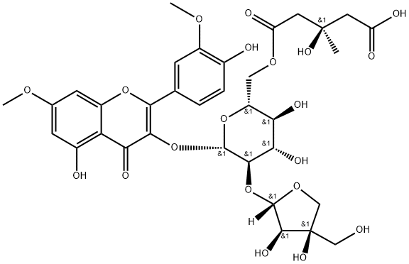 viscumneoside VII分子式结构图