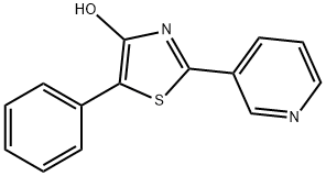 5-PHENYL-2-(3-PYRIDINYL)-1,3-THIAZOL-4-OL分子式结构图