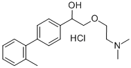 alpha-((2-(Dimethylamino)ethoxy)methyl)-2'-methyl-(1,1'-biphenyl)-4-methanol hydrochloride分子式结构图