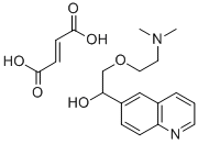 alpha-((2-(Dimethylamino)ethoxy)methyl)-6-quinolinemethanol (E)-2-bute nedioate (salt)分子式结构图