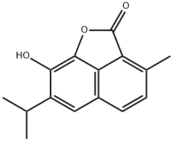 红根草内酯分子式结构图