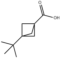 3-(叔丁基)双环[1.1.1]戊烷-1-羧酸分子式结构图