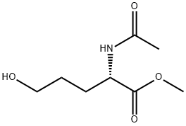 Norvaline,  N-acetyl-5-hydroxy-,  methyl  ester分子式结构图