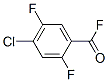 4-CHLORO-2,5-DIFLUOROBENZOYL FLUORIDE分子式结构图