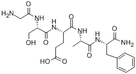 ALPHA-CGRP (33-37) (RAT)分子式结构图