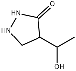 3-Pyrazolidinone,4-(1-hydroxyethyl)-(9CI)分子式结构图